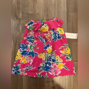 Ralph Lauren Girls NWT Pink/Floral Dress 9 Months